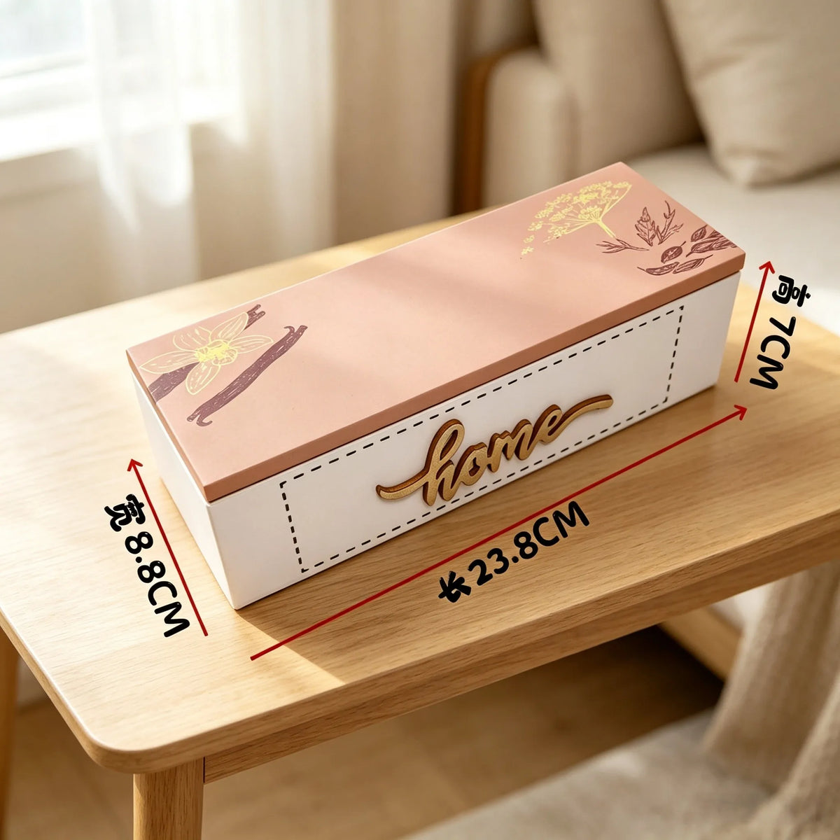 3-Grid Tea Organizer