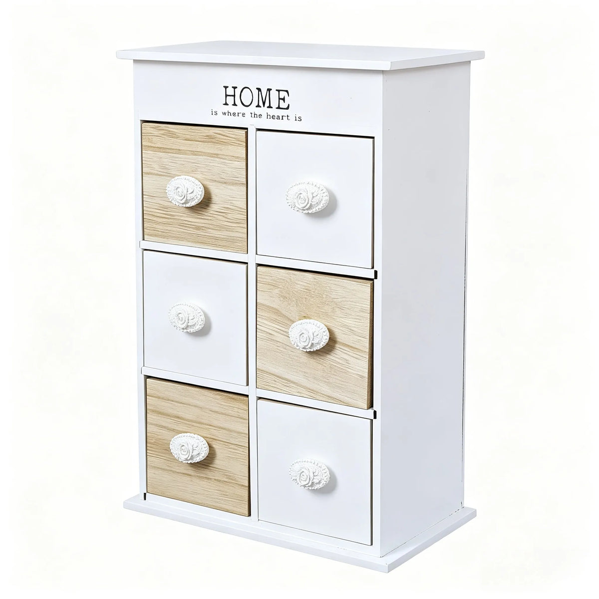 Rose Garden 6-Drawer Showcase