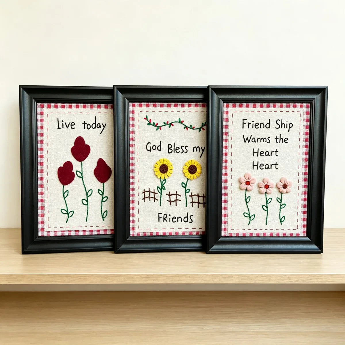Love Garden Embroidery Set - Triple Layout